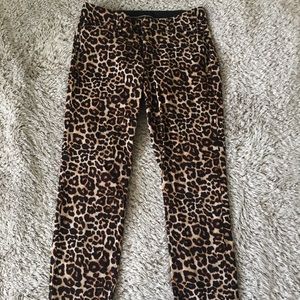 A.N.A leopard print trouser pants